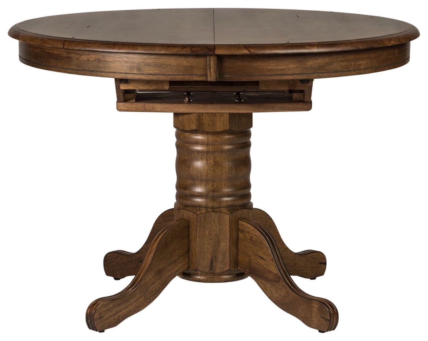 Most Popular Freedom Furniture Carolina Crossing Transitional Oval With Sevinc Pedestal Dining Tables (View 3 of 20)