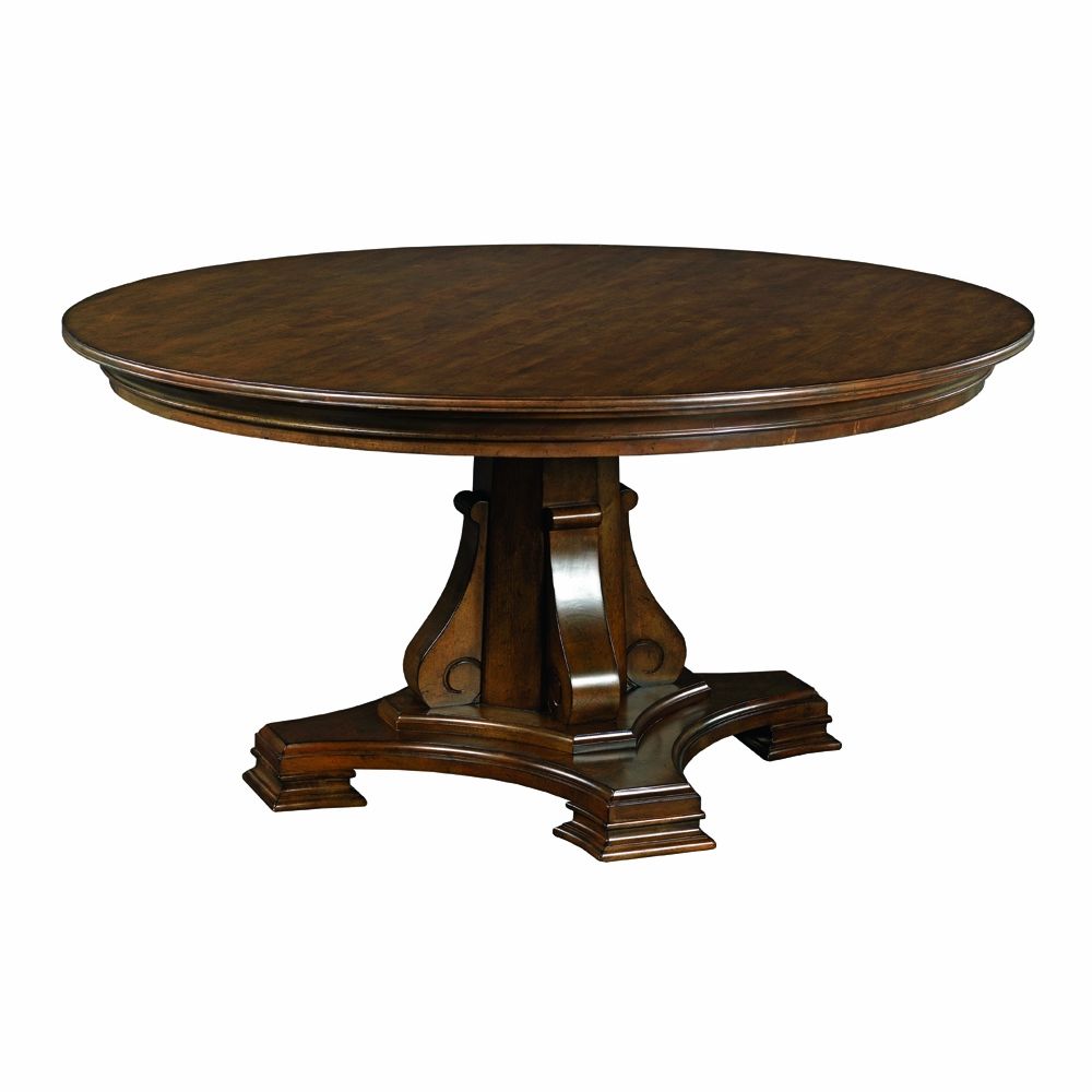 Most Recent Kincaid Furniture – Portolone 60" Stellia Pedestal Dining Intended For Dawna Pedestal Dining Tables (View 16 of 20)