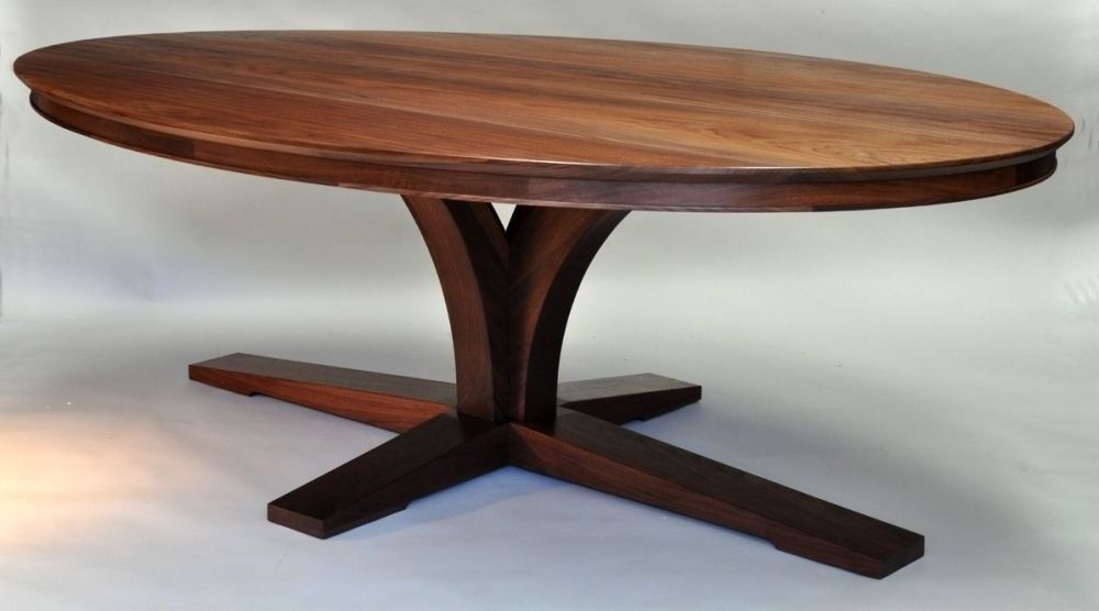 Most Recent Servin 43'' Pedestal Dining Tables Intended For Image Result For Pedestal Base For Oval Table (View 12 of 20)