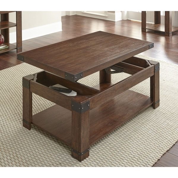 Most Recent Shop Aldridge 48 Inch Rectangle Lift Top Coffee Table Throughout Elite Rectangle 48" L X 24" W Tables (View 12 of 20)