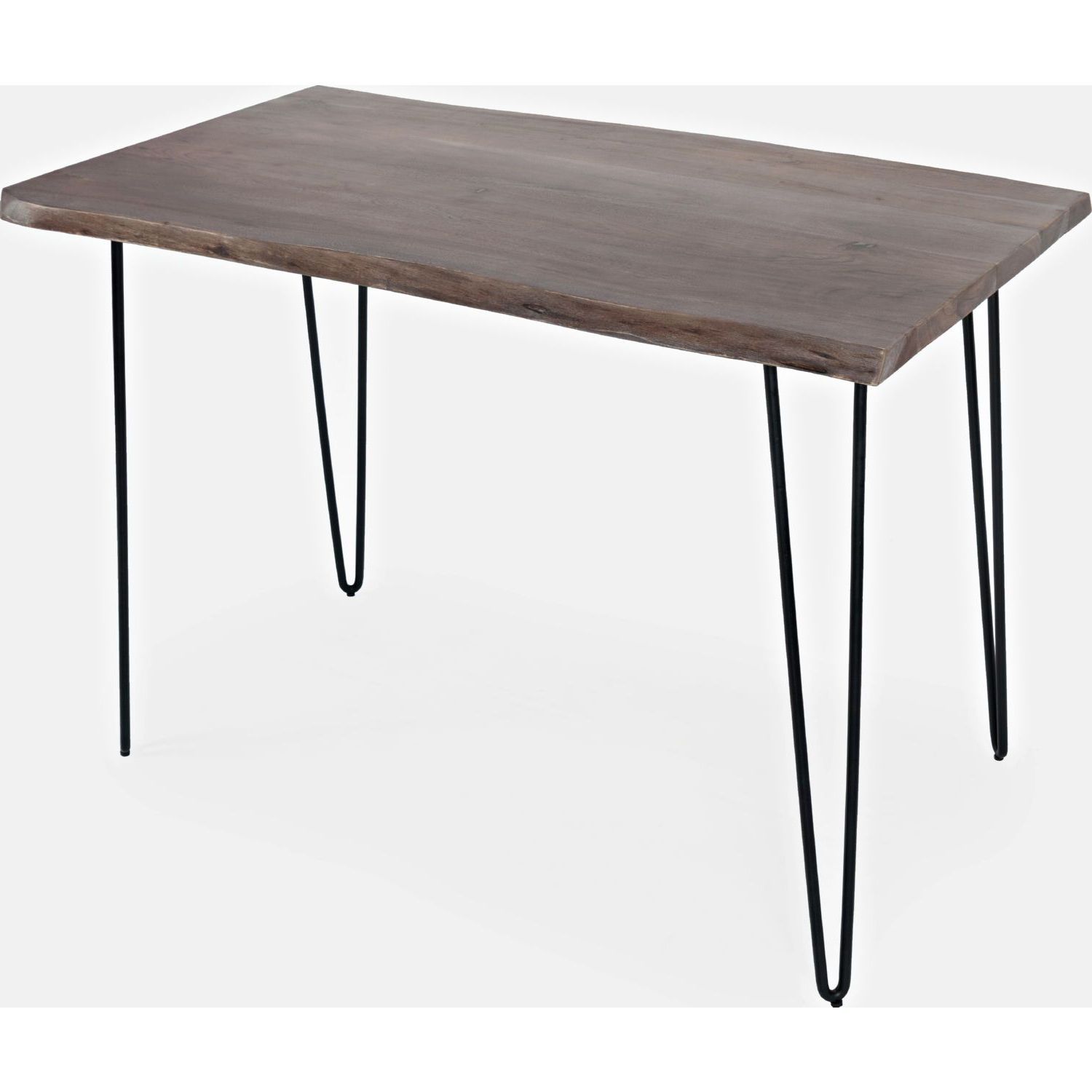 Most Recently Released Nature's Edge 52" Counter Height Dining Table Slate Wood Pertaining To Deonte 38'' Iron Dining Tables (View 17 of 20)
