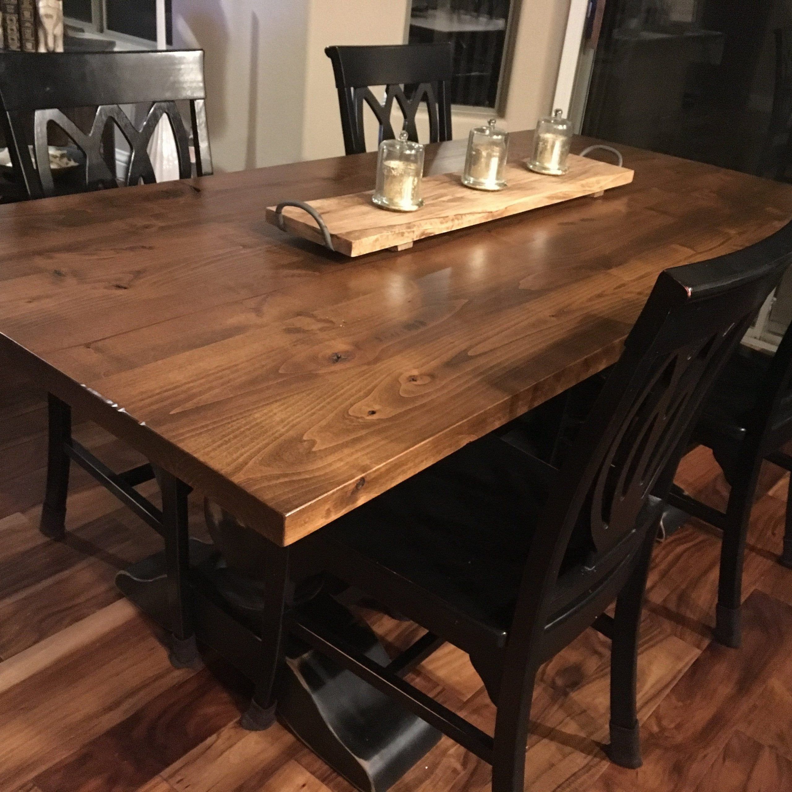 Most Up To Date Double Pedestal Style Trestle Dining Table (View 12 of 20)