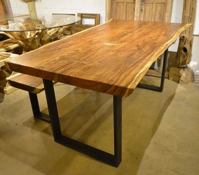 Most Up To Date Elderton 30'' Solid Wood Dining Tables Within 30 Solid Slab Dining Table Pictures (View 9 of 20)