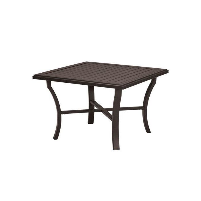 Most Up To Date Tropitone Banchetto 42" Square Dining Table – Leisure Living With Regard To Darbonne 42'' Dining Tables (View 11 of 20)