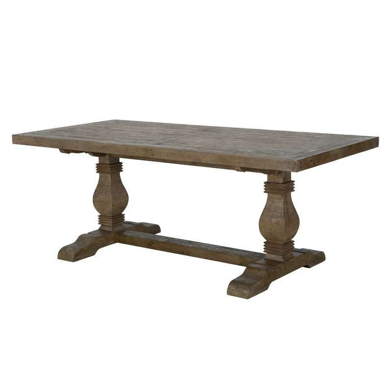 Newest Review ﻿gertrude Pine Solid Wood Dining Table 6 Seat In Reagan Pine Solid Wood Dining Tables (View 6 of 20)