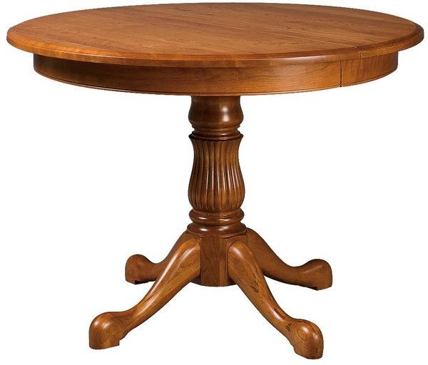 Newest Villani Pedestal Dining Tables Throughout Round Kingstown Single Pedestal Dining Table From (View 16 of 20)