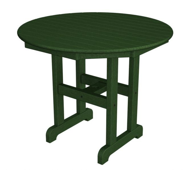 Polywood® 36 Inch Round Dining Table With Regard To Fashionable Pevensey 36'' Dining Tables (View 13 of 20)