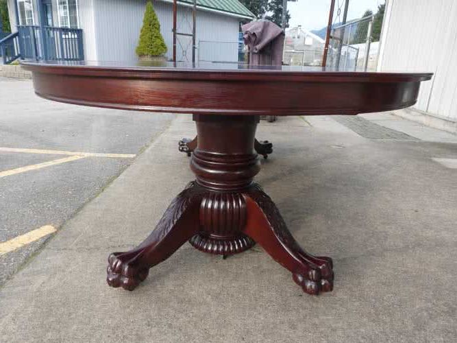 Popular Dawna Pedestal Dining Tables Throughout Dining Table Victorian Mahogany Split Pedestal (View 3 of 20)