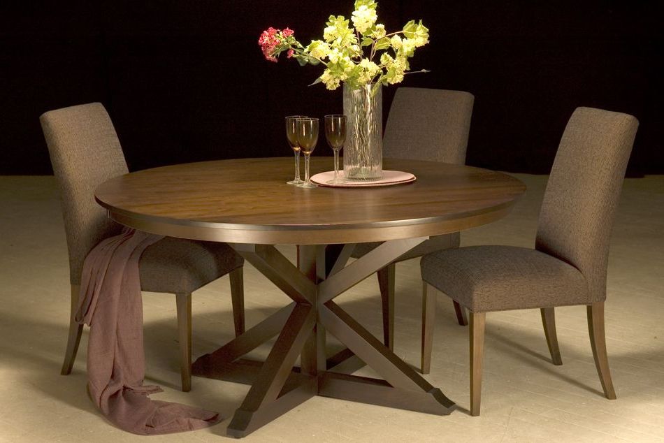 Popular Devon – Dining Table Pedestals – Saloom Furniture Company Pertaining To Gaspard Maple Solid Wood Pedestal Dining Tables (View 8 of 20)