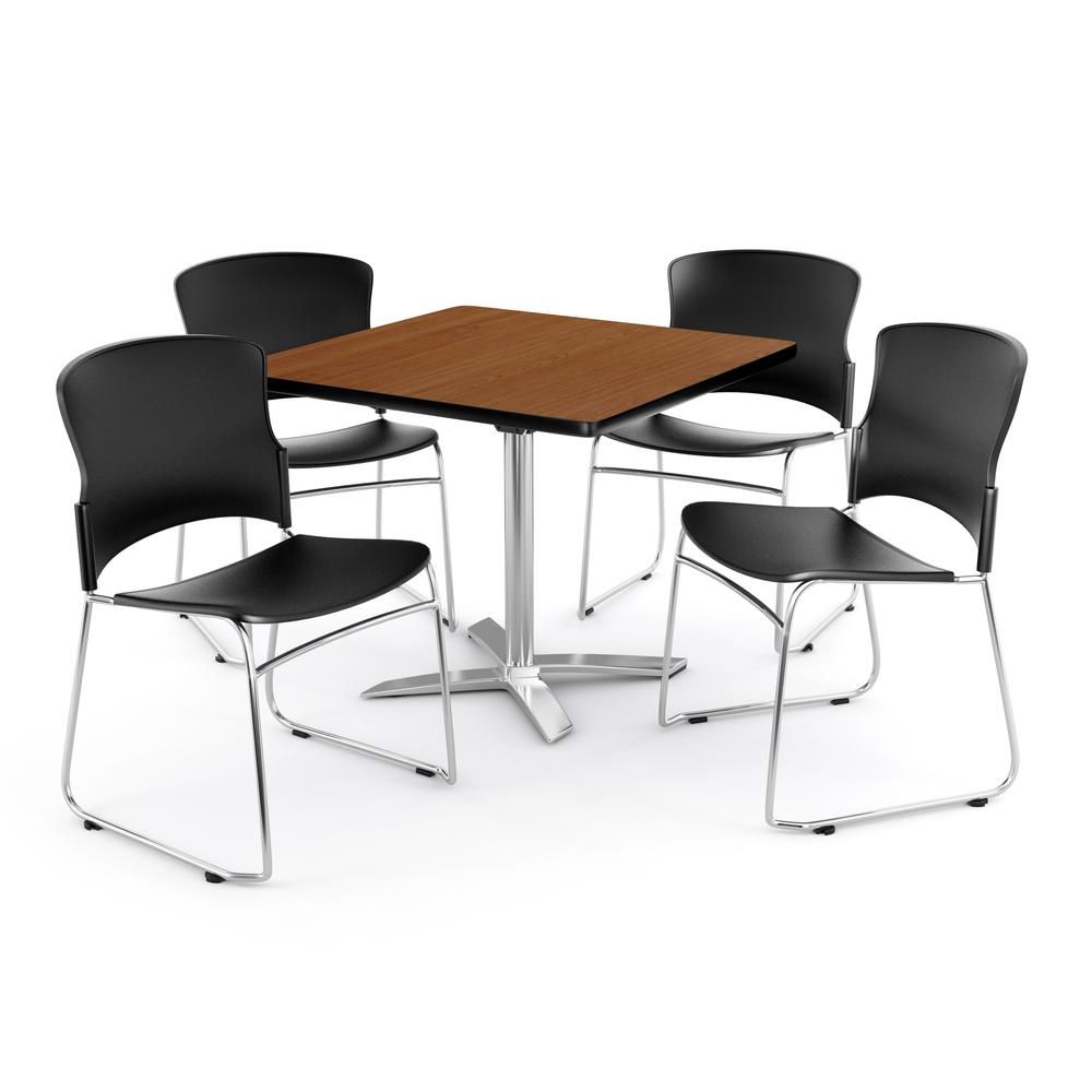Recent Core Collection Breakroom Set, 36" Square Multi Purpose Within Mode Square Breakroom Tables (View 9 of 20)