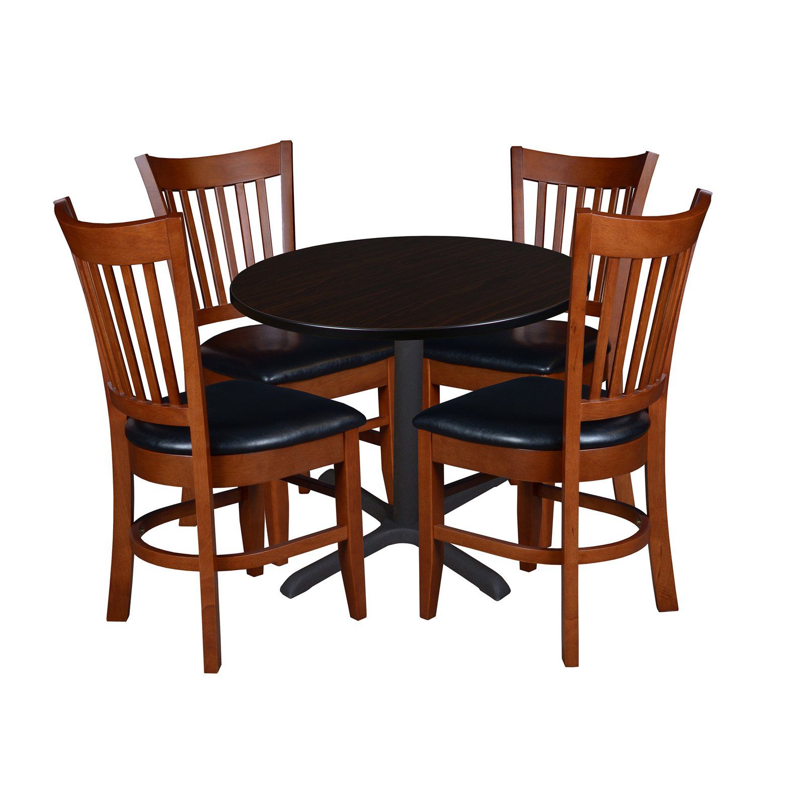 Regency Cain 5 Piece Round Breakroom Table Set – Walmart Pertaining To Best And Newest Mode Round Breakroom Tables (View 18 of 20)