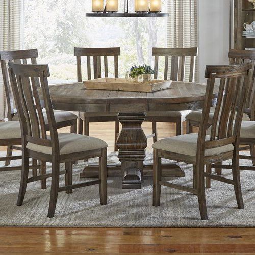 Romriell Bar Height Trestle Dining Tables Intended For Most Recent Found It At Wayfair – Lyonsdale Oval Pedestal Dining Table (View 5 of 20)