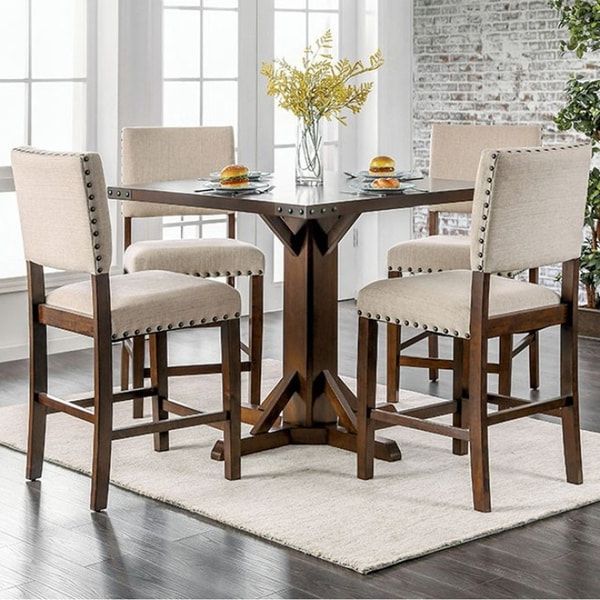 Shop Glenbrook Brown Cherry Counter Height Dining Table In Most Current Hearne Counter Height Dining Tables (View 1 of 20)