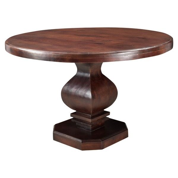 Shop Maliyah Pedestal Dining Table – 48'' L X 48'' W X 30 In Recent Corvena 48'' Pedestal Dining Tables (View 7 of 20)
