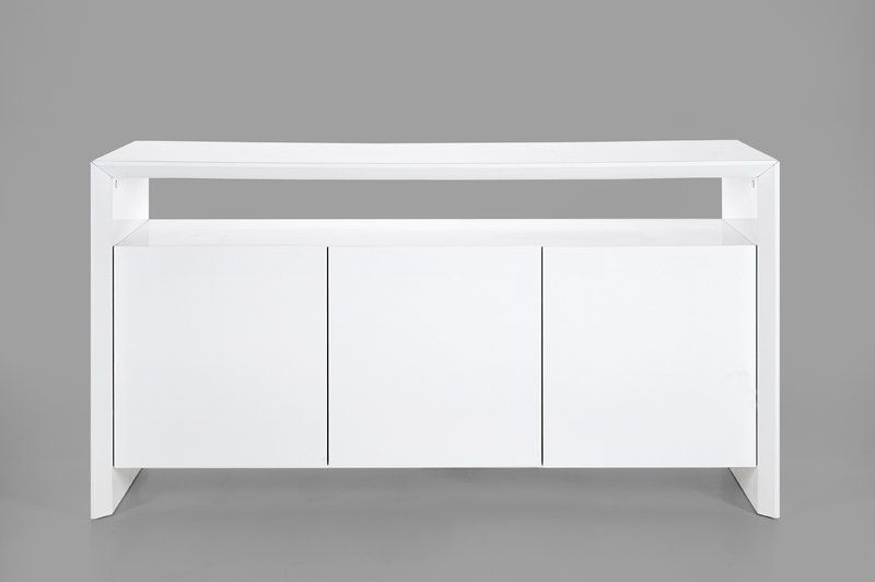 Soley White High Gloss Sideboard (Gallery 19 of 20)