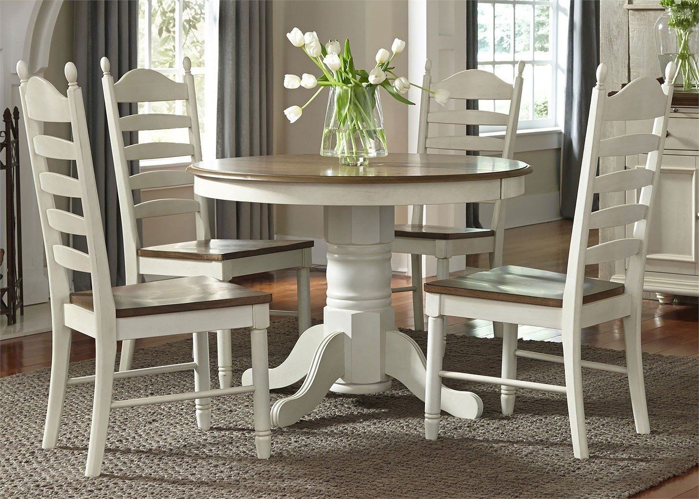 Springfield Round Dining Room Set Liberty Furniture With Regard To 2020 Larkin  (View 7 of 20)