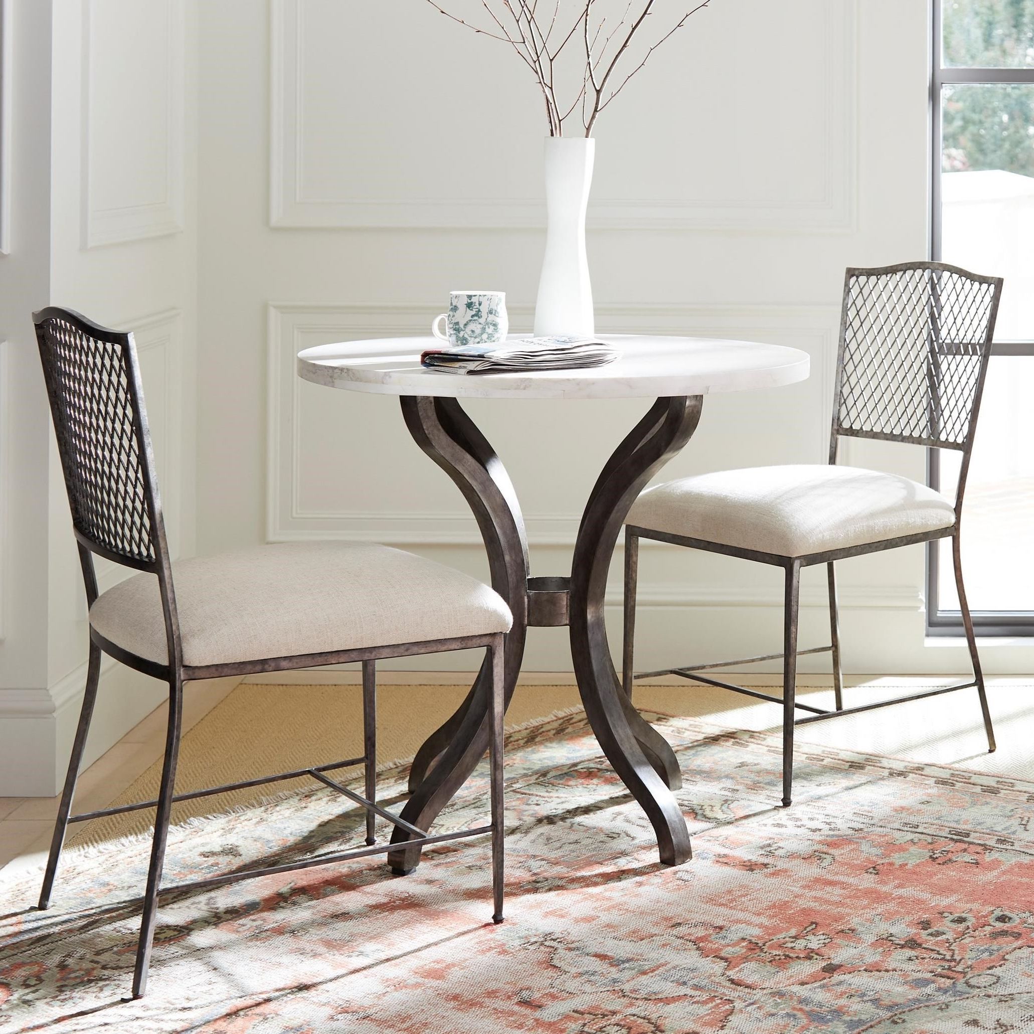 Stanley Furniture Willow 3 Piece 32" Bistro Table Set With Best And Newest Cainsville 32'' Dining Tables (View 6 of 20)