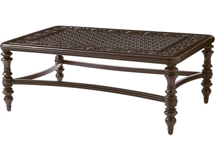 Tommy Bahama Outdoor Black Sands Cast Aluminum 48.75'' X Intended For Favorite Sapulpa  (View 7 of 20)