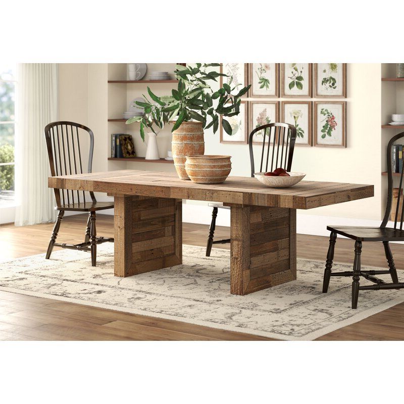 Trendy Bradly Extendable Solid Wood Dining Tables With Abbey Extendable Solid Wood Dining Table (with Images (View 9 of 20)