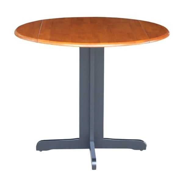Trendy Shop International Concepts Dual Drop Leaf 36 Inch Dining For Pevensey 36'' Dining Tables (Gallery 20 of 20)