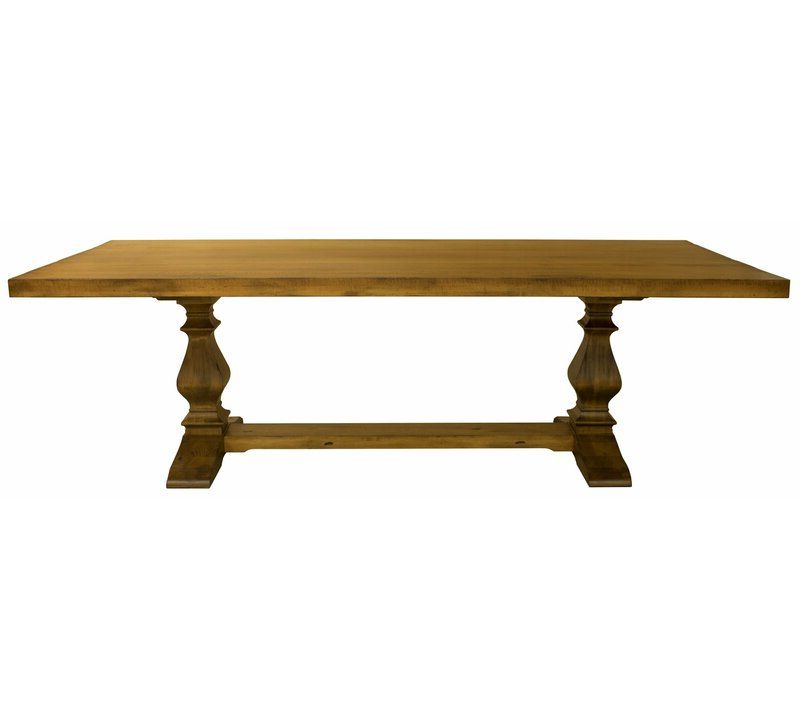 Tylor Maple Solid Wood Dining Tables Intended For Trendy One Allium Way® Balduíno Maple Extendable Solid Wood (View 17 of 20)