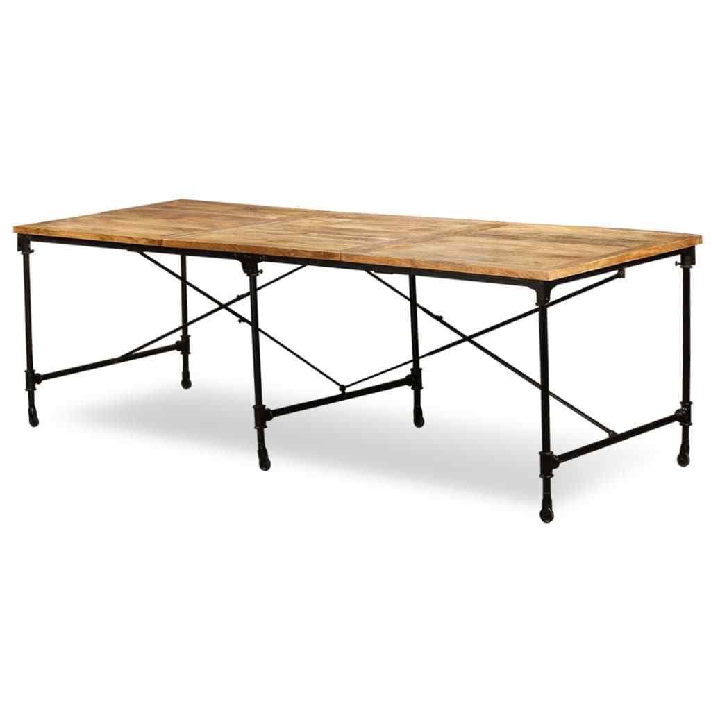 Well Known Alfie Mango Solid Wood Dining Tables In H4home Industrial Style Dining Table Solid Mango Wood (View 16 of 20)