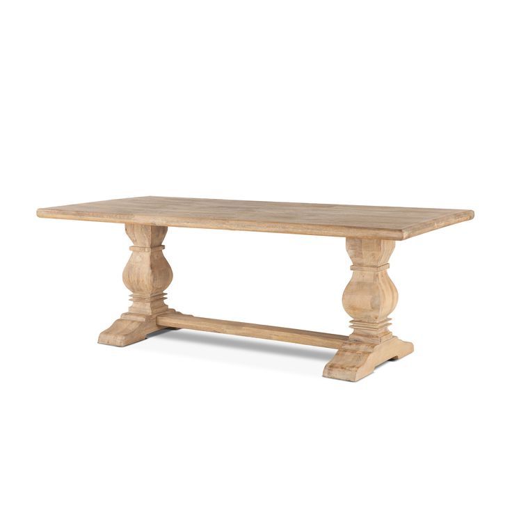 Well Known Alfie Mango Solid Wood Dining Tables Regarding French Farmhouse Solid Wood Trestle Dining Table  (View 18 of 20)