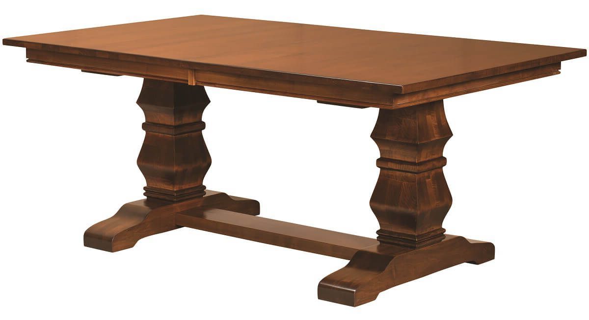 Well Known Duvall Butterfly Leaf Dining Table – Countryside Amish For Trestle Dining Tables (View 9 of 20)