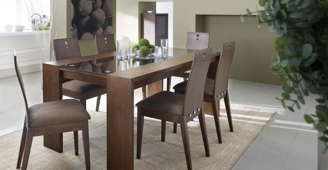 Well Known Steven Bella 7 Piece Dining Set – Contemporary – Dining Regarding Steven 39'' Dining Tables (View 14 of 20)