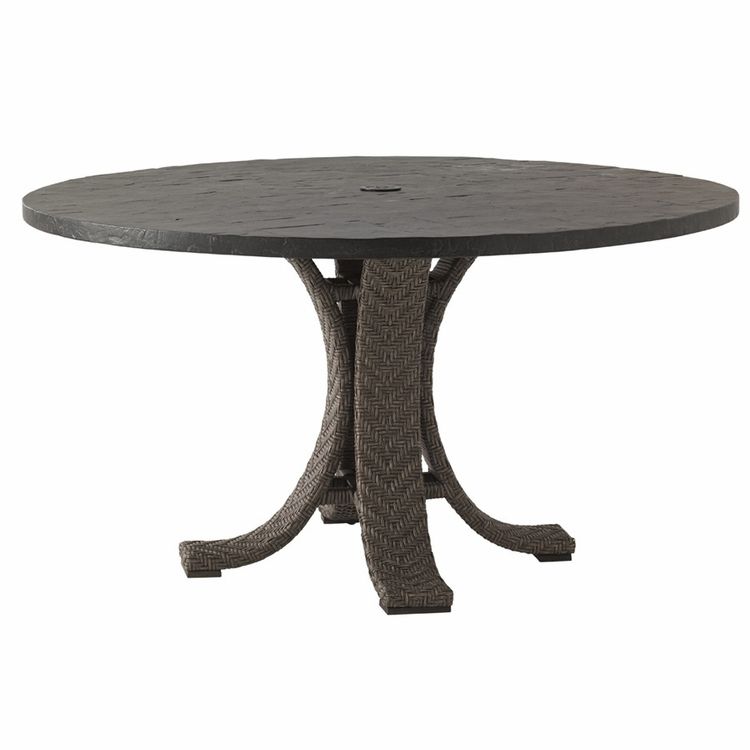 Well Known Tommy Bahama Outdoor – Blue Olive Round Dining Table With In Yaqub 39'' Dining Tables (View 9 of 20)