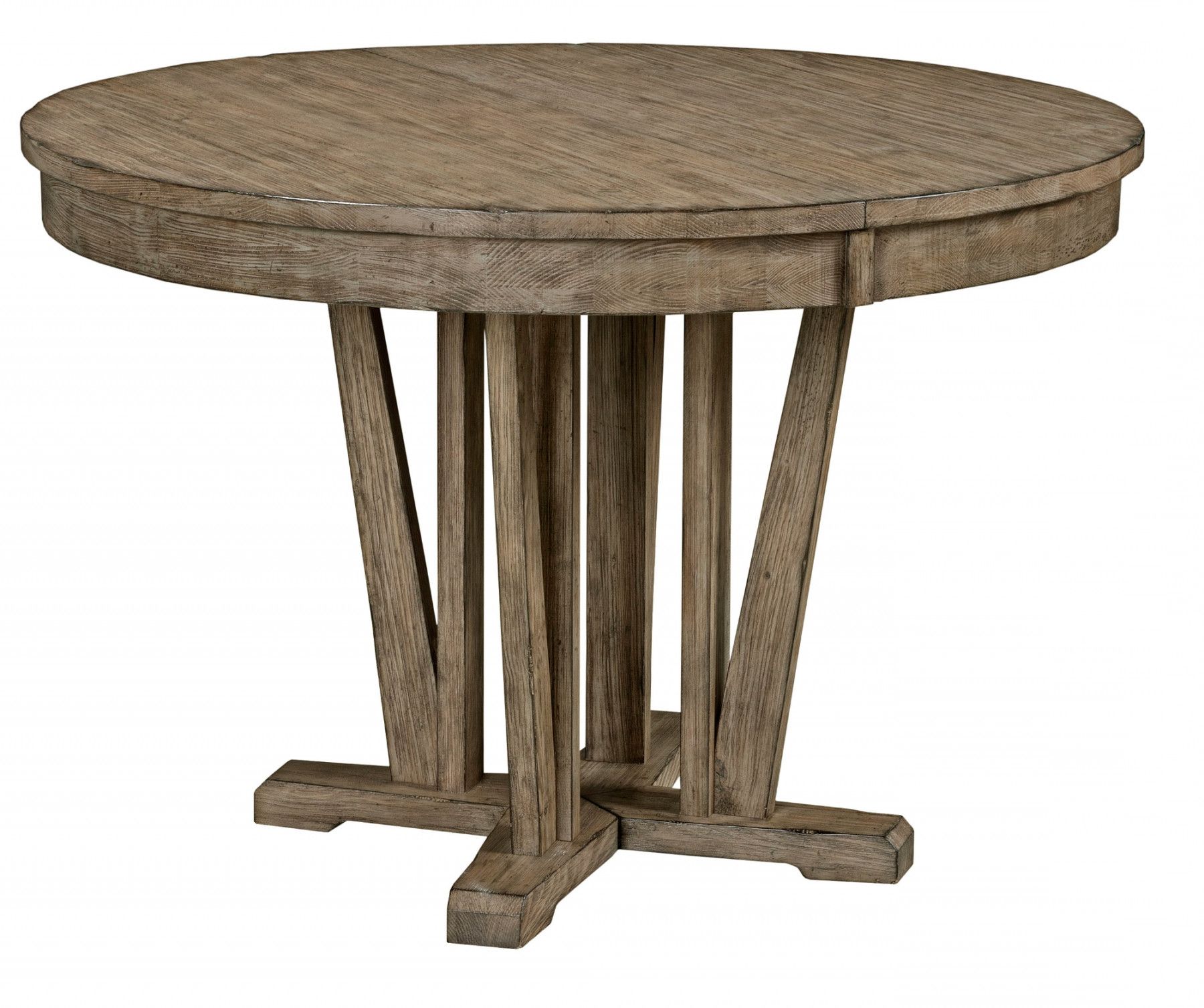 Well Liked Adejah 35'' Dining Tables In Kincaid Foundry Round Dining Table W/ One 20 Inch Leaf 59  (View 15 of 20)