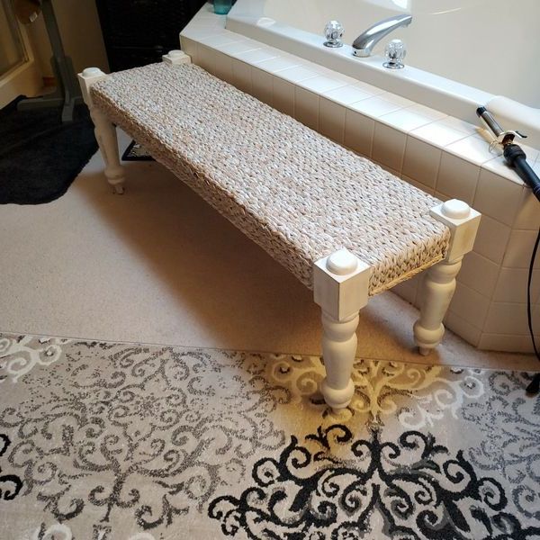 Well Liked Home Goods Wicker Bench For Sale In Edmonds, Wa – Offerup Inside Edmonds 55.1'' Dining Tables (Gallery 2 of 4)