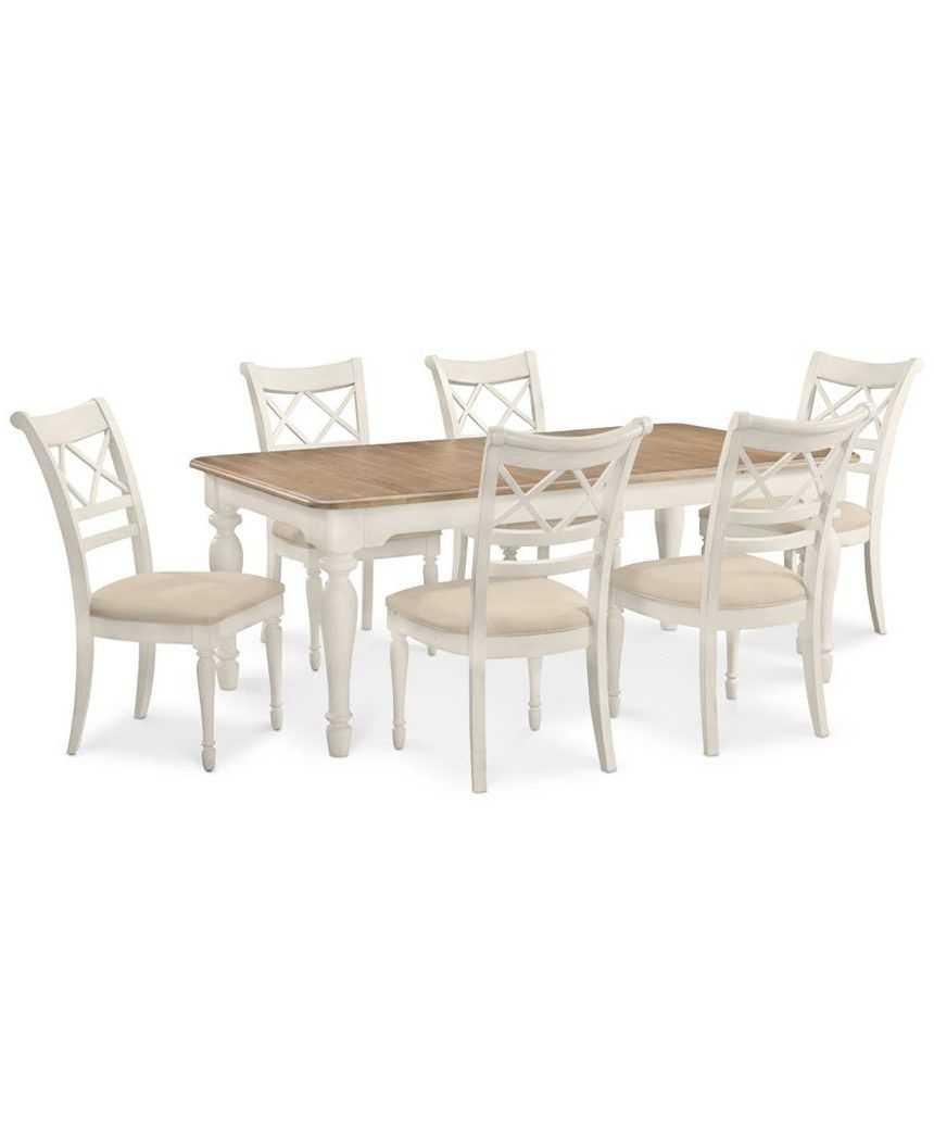 Well Liked Montauk 36'' Dining Tables Throughout Montauk 7 Piece Dining Set (dining Table And 6 Chairs (Gallery 20 of 20)