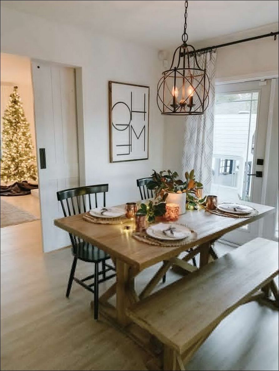 Widely Used 49+ Lovely Farmhouse Dining Room Table Design Ideas (start With Regard To 49'' Dining Tables (Gallery 20 of 20)