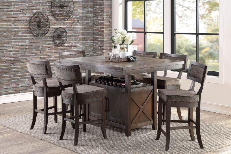 Widely Used Barrons Furniture And Appliance – Counter Height Dining Inside Babbie Butterfly Leaf Pine Solid Wood Trestle Dining Tables (View 4 of 20)