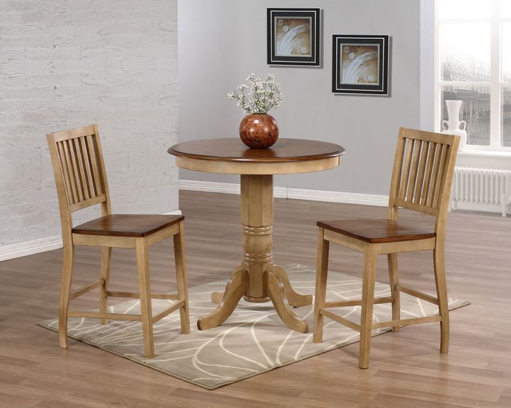 Widely Used Brookdale 3 Piece Counter Height Dining Set (View 3 of 20)