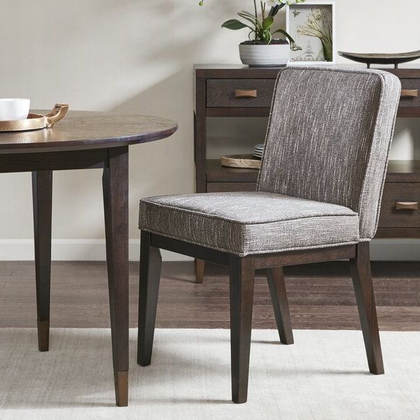 Widely Used Corrigan Studio® Duren Upholstered Dining Chair & Reviews Intended For Corrigan Studio Fawridge Dining Tables (Gallery 1 of 20)