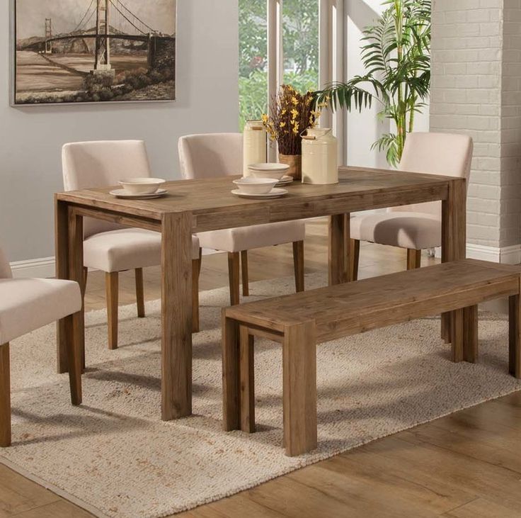 Widely Used Finnigan Solid Wood Dining Table In  (View 10 of 20)
