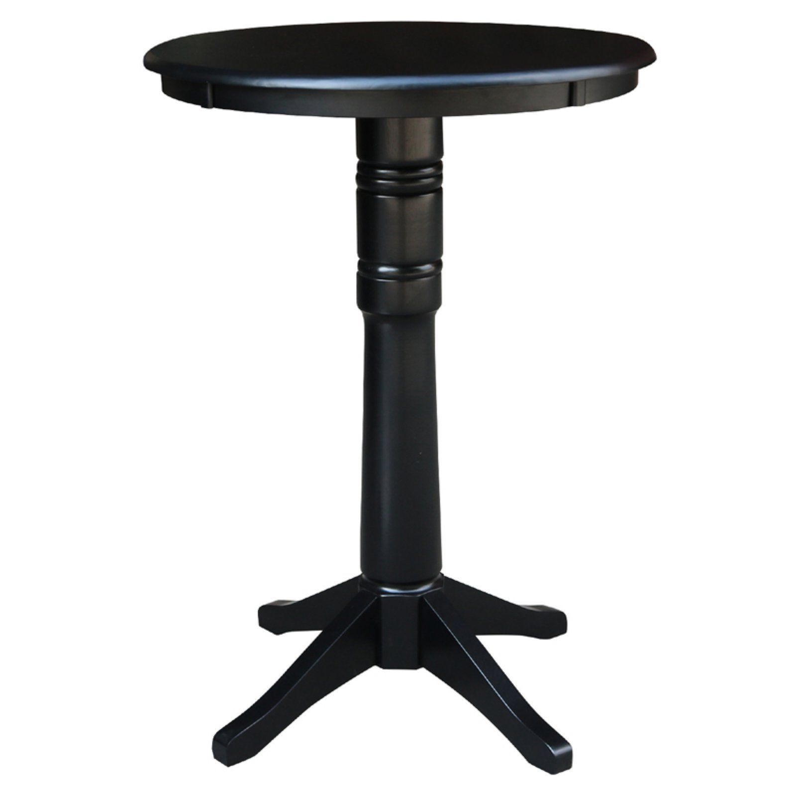 Widely Used International Concepts Straight Pedestal Bar Height Table With Andreniki Bar Height Pedestal Dining Tables (Gallery 19 of 20)