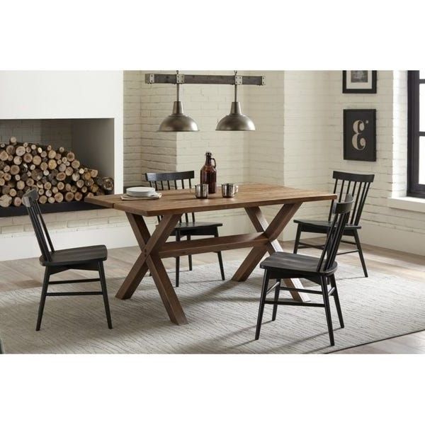 Widely Used Montauk 35.5'' Pine Solid Wood Dining Tables With Regard To Grain Wood Furniture Montauk Trestle Table Solid Wood (Gallery 4 of 20)