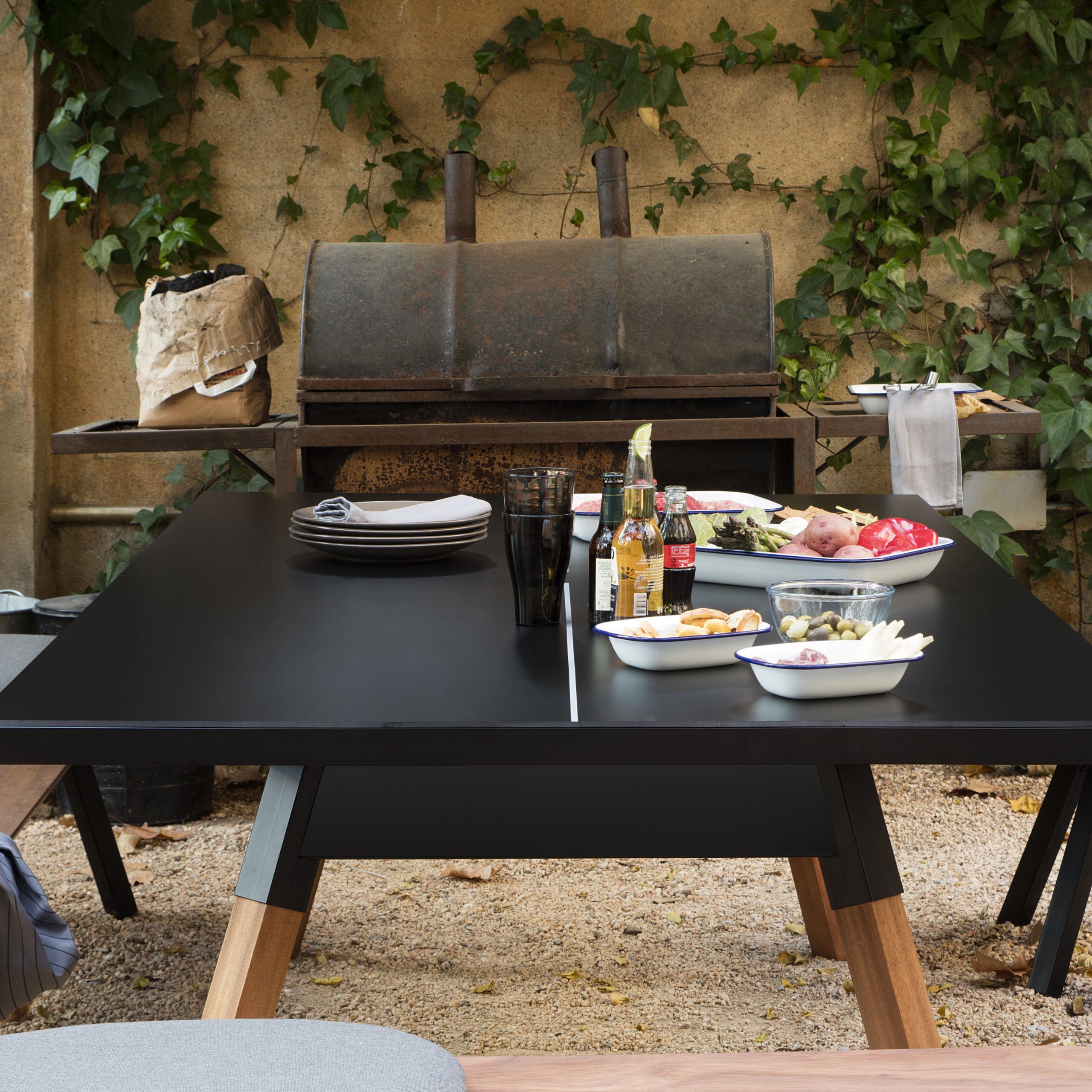 Y&m Table – L 220 Cm / Ping Pong & Dining Table Black For Most Recently Released Benji 35'' Dining Tables (View 10 of 20)