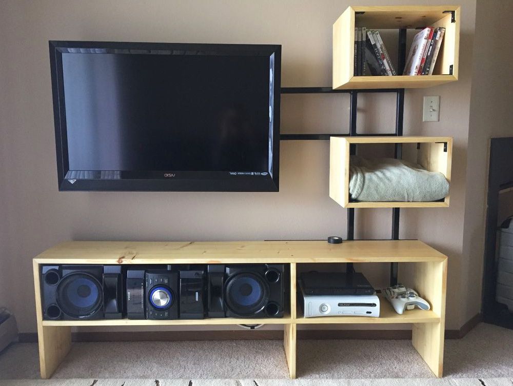 10 Best Doable Diy Tv Stand Ideas – Decorilo With Regard To Diy Convertible Tv Stands And Bookcase (Gallery 9 of 20)
