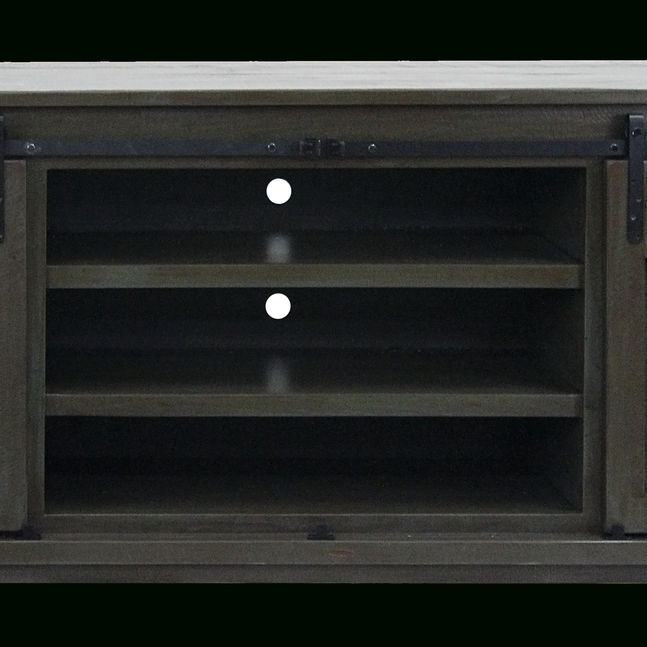 33580 Rustic 82" Wide Tv Stand | Unfinished Furniture Of With Bromley Blue Wide Tv Stands (View 11 of 20)