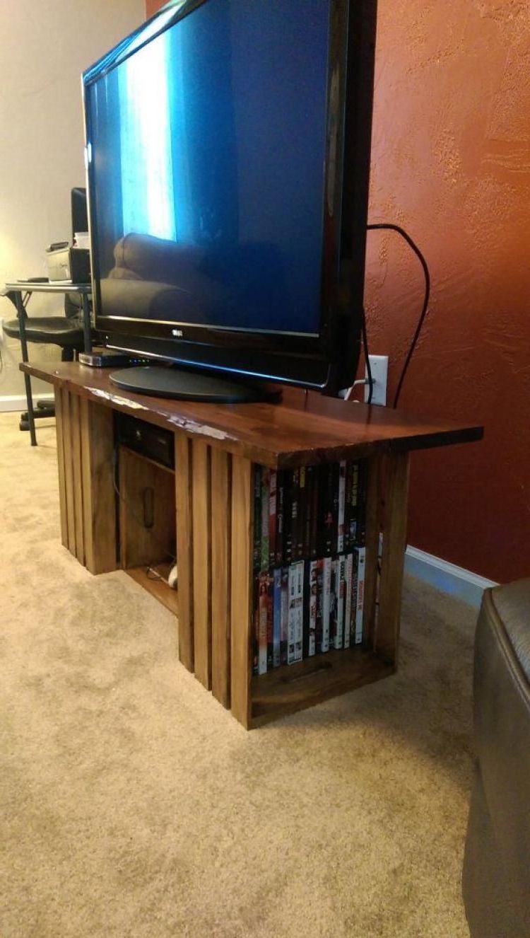 46+ Awesome Diy Crate Bookshelf Ideas To Apply Your Home With Regard To Diy Convertible Tv Stands And Bookcase (Gallery 15 of 20)