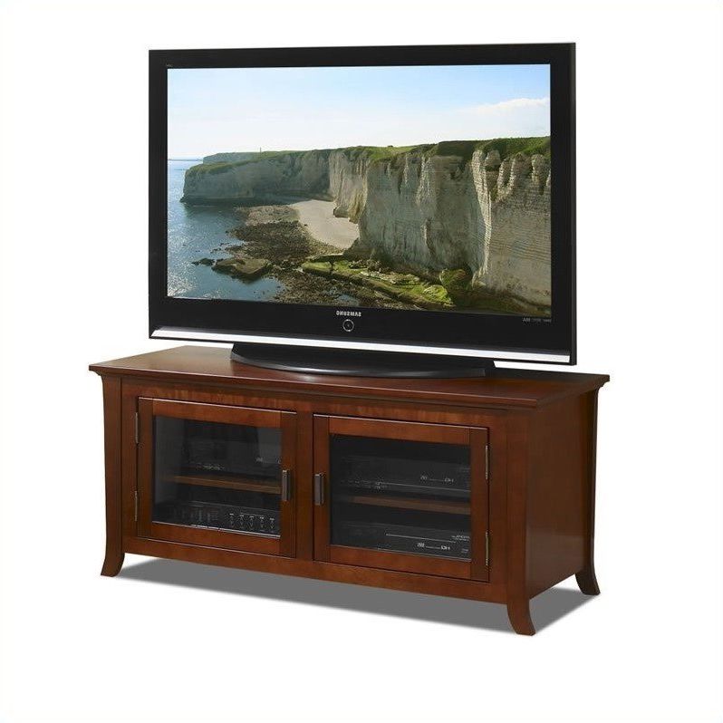 50 Inch Wide Plasma/lcd Tv Stand In Walnut – Pal50 Within Carbon Wide Tv Stands (View 10 of 20)