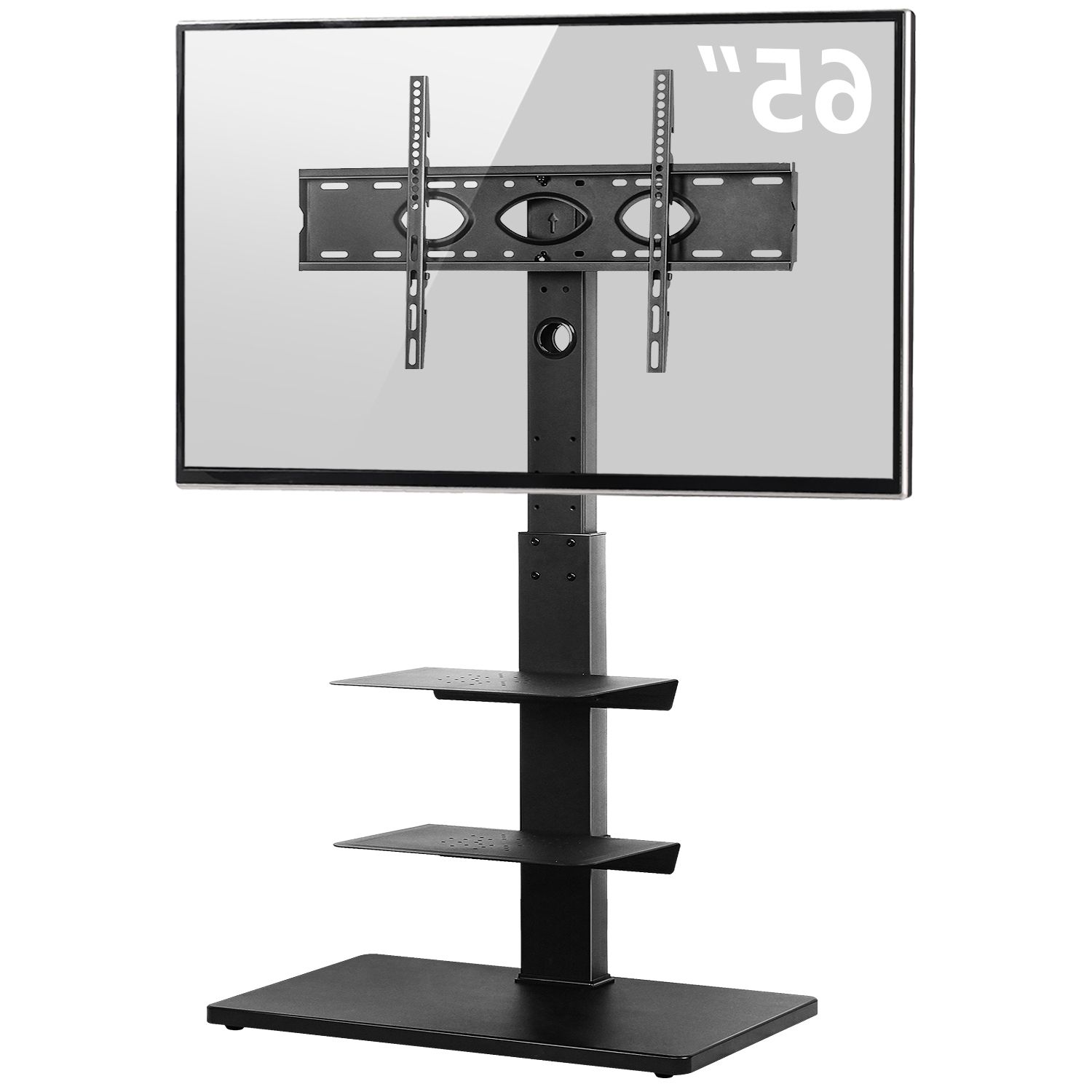 5rcom Floor Tv Stand With Swivel Mount For 32" 65" Tvs In Modern Floor Tv Stands With Swivel Metal Mount (Gallery 19 of 20)