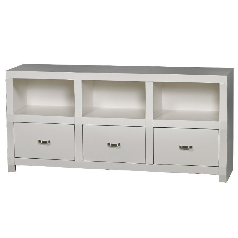 60 Inch Modern White Tv Stand | Everything Home Shop : One Pertaining To Bromley White Wide Tv Stands (Gallery 20 of 20)