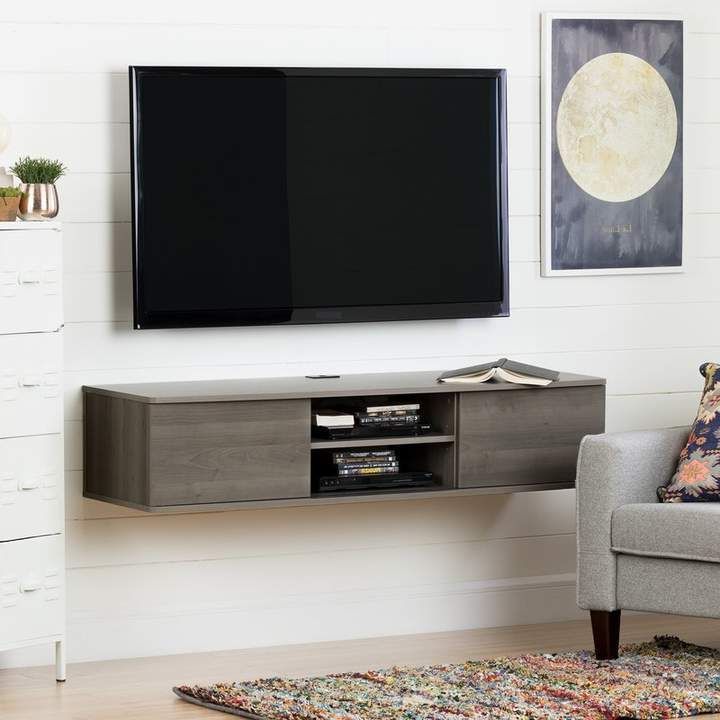 Agora Floating Tv Stand For Tvs Up To 65" | Wall Mounted Intended For Petter Tv Media Stands (View 3 of 20)