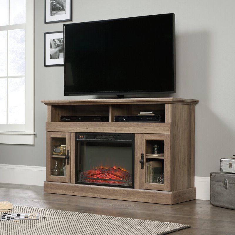 Alcott Hill® Tv Stand For Tvs Up To 60" With Fireplace Inside Lorraine Tv Stands For Tvs Up To 60" With Fireplace Included (Gallery 1 of 20)
