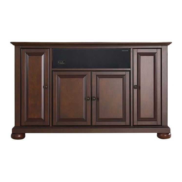 Alexandria 48" Tv Stand In Mahogany | Southern Home, Tv Inside Corner Tv Stands For Tvs Up To 48" Mahogany (Gallery 19 of 20)